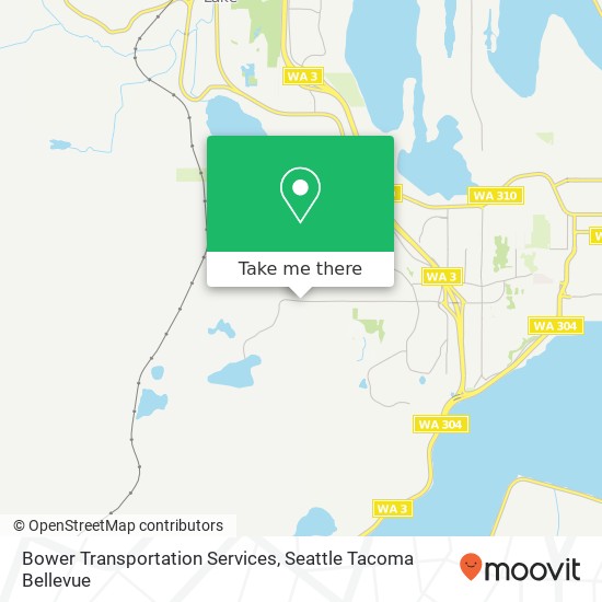 Bower Transportation Services map