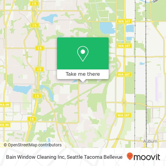 Bain Window Cleaning Inc map