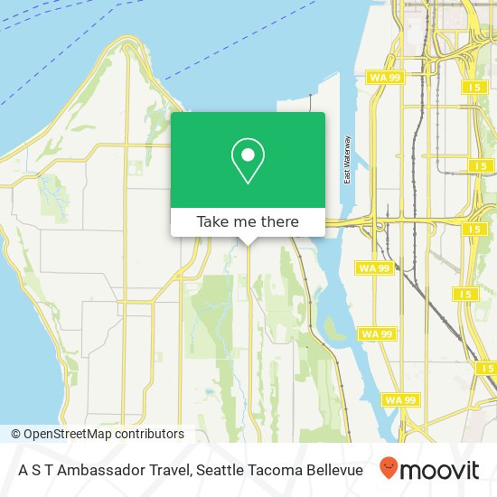 Mapa de A S T Ambassador Travel
