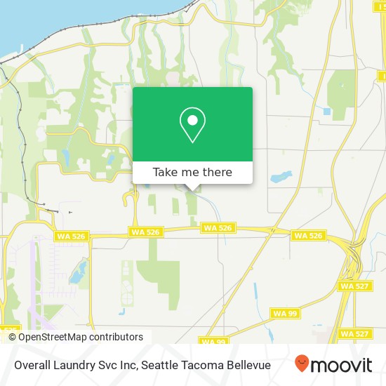 Overall Laundry Svc Inc map