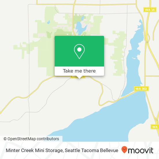 Minter Creek Mini Storage map