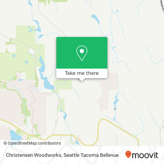 Christensen Woodworks map