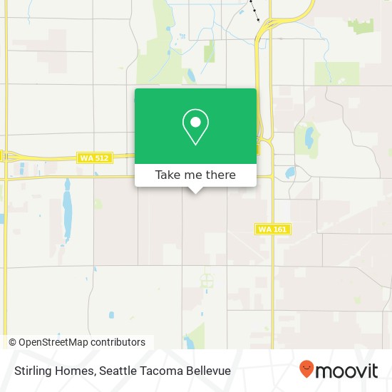 Mapa de Stirling Homes