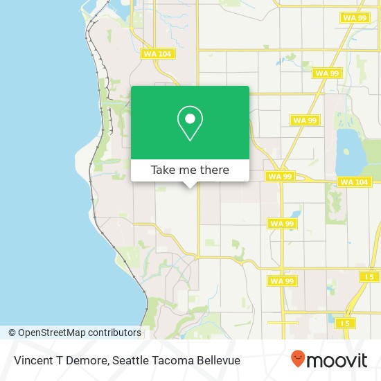 Vincent T Demore map