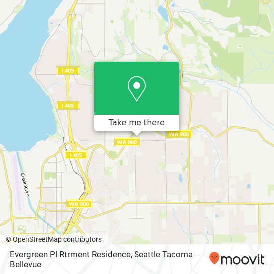 Evergreen Pl Rtrment Residence map