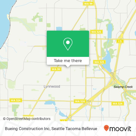 Mapa de Bueing Construction Inc