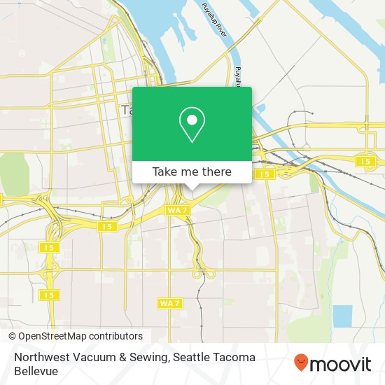 Northwest Vacuum & Sewing map