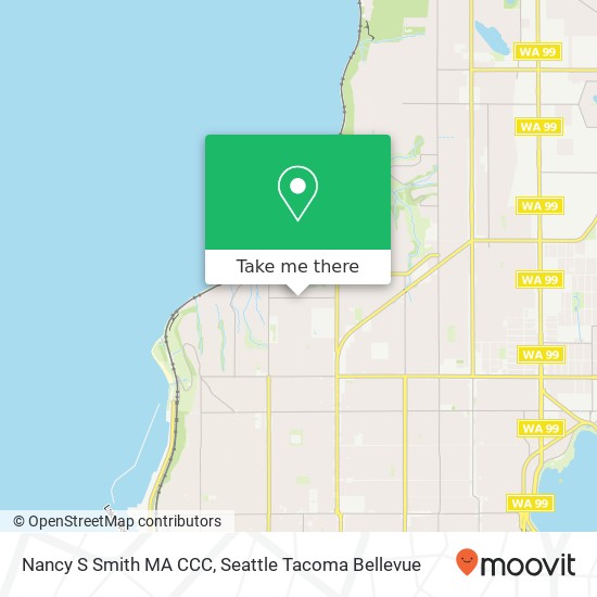 Nancy S Smith MA CCC map