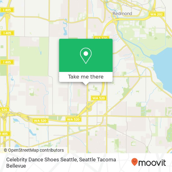Mapa de Celebrity Dance Shoes Seattle