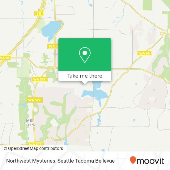 Northwest Mysteries map