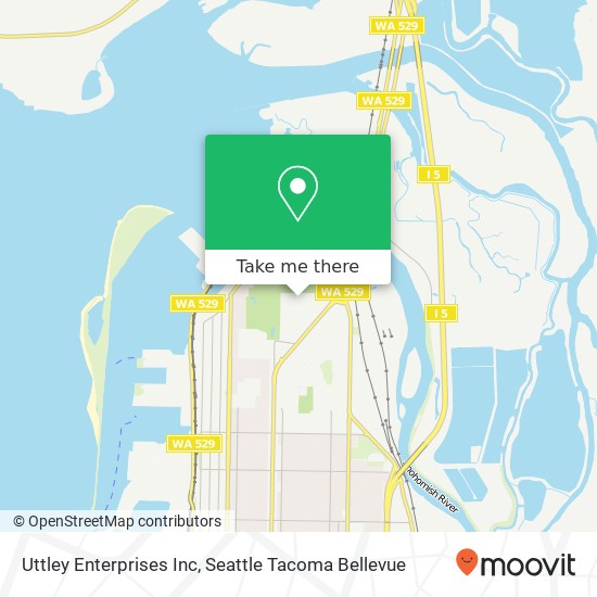 Uttley Enterprises Inc map