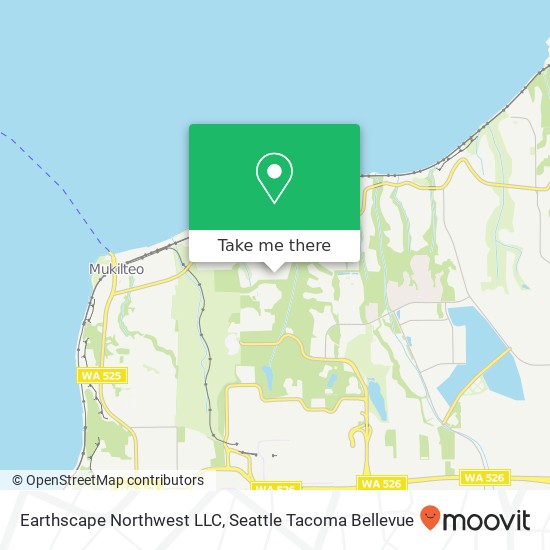 Earthscape Northwest LLC map