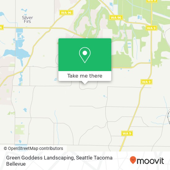 Green Goddess Landscaping map