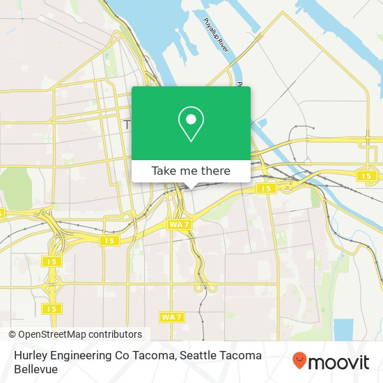 Hurley Engineering Co Tacoma map