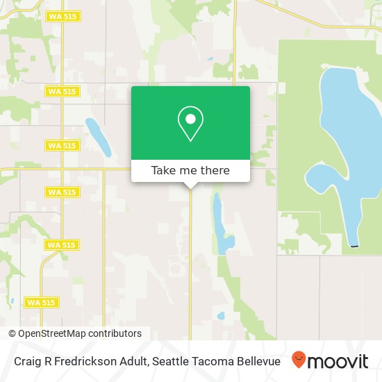 Craig R Fredrickson Adult map