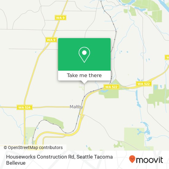 Houseworks Construction Rd map