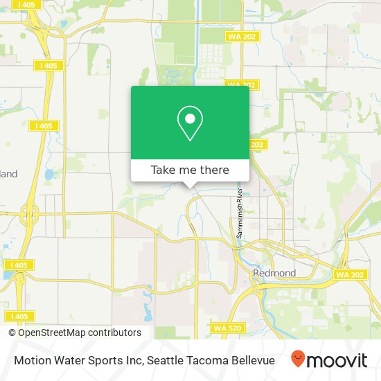 Motion Water Sports Inc map