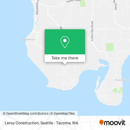 Leroy Construction map