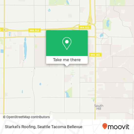 Starkel's Roofing map