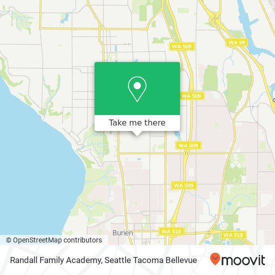 Randall Family Academy map