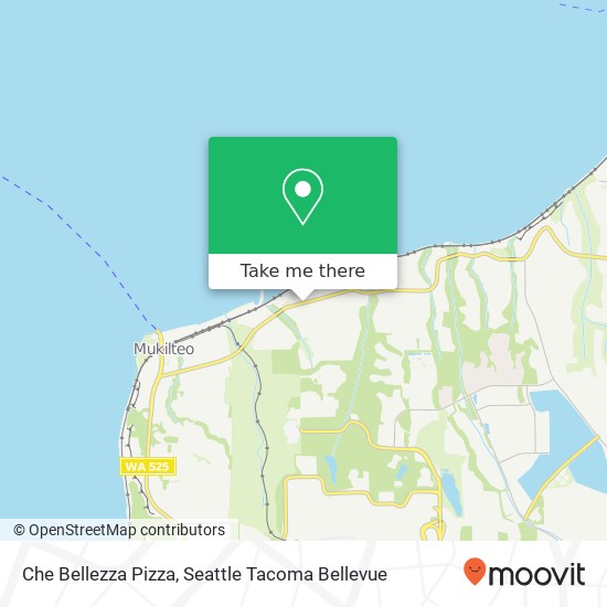 Che Bellezza Pizza map