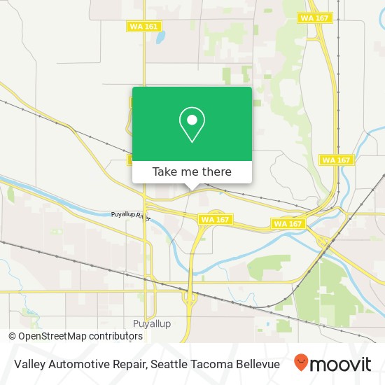 Mapa de Valley Automotive Repair