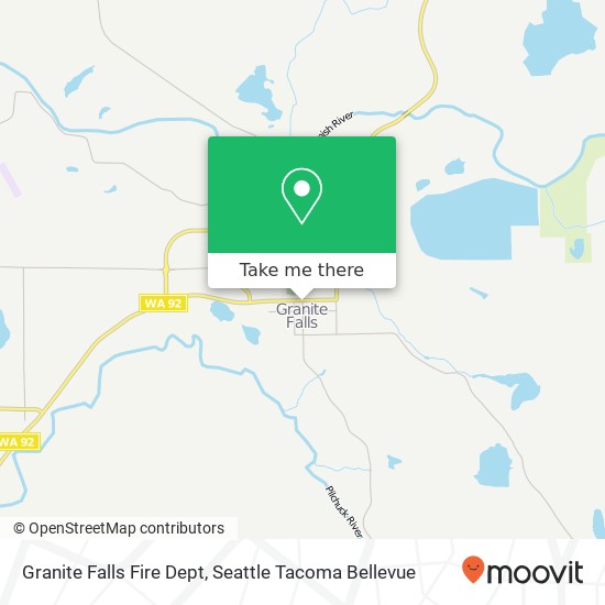 Granite Falls Fire Dept map