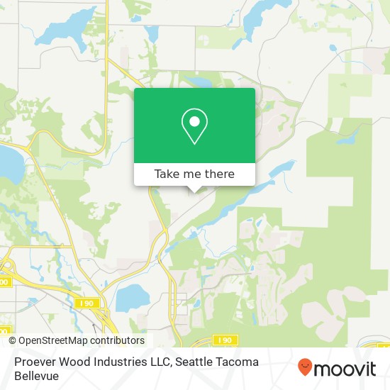 Proever Wood Industries LLC map