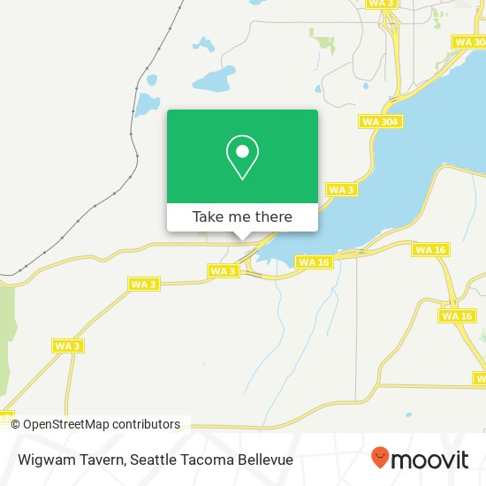 Wigwam Tavern map