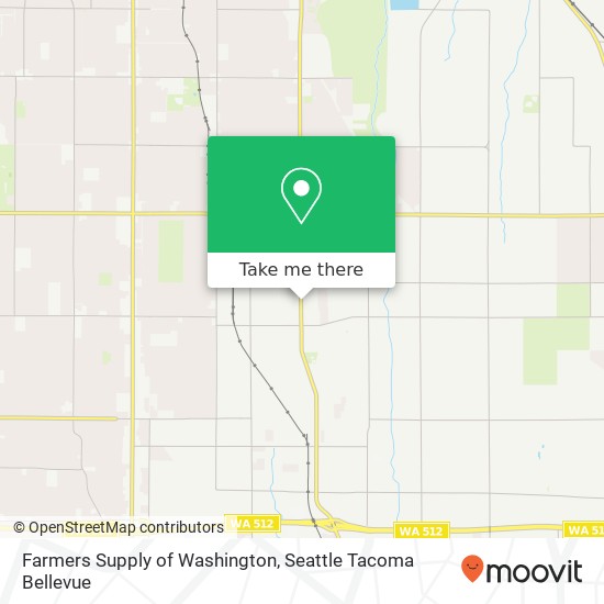 Mapa de Farmers Supply of Washington