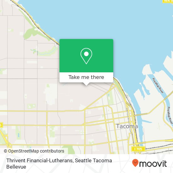 Mapa de Thrivent Financial-Lutherans