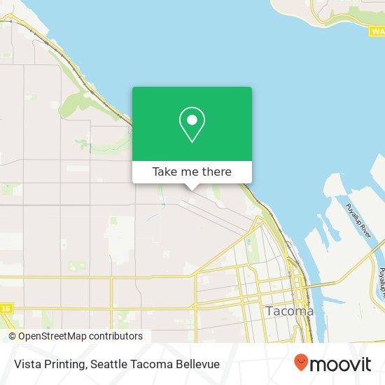 Vista Printing map