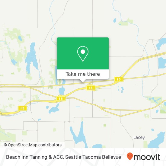 Mapa de Beach Inn Tanning & ACC