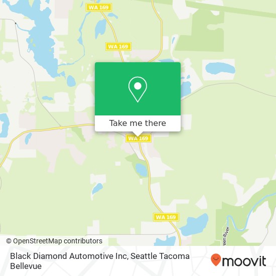 Mapa de Black Diamond Automotive Inc