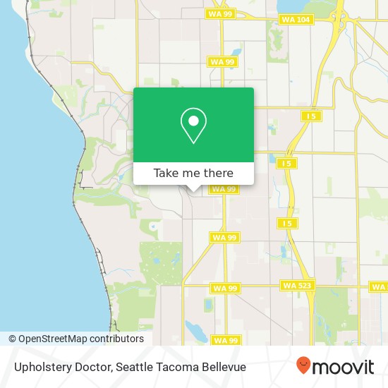 Upholstery Doctor map