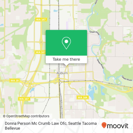 Donna Person Mc Crumb Law Ofc map