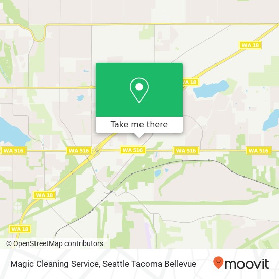 Mapa de Magic Cleaning Service