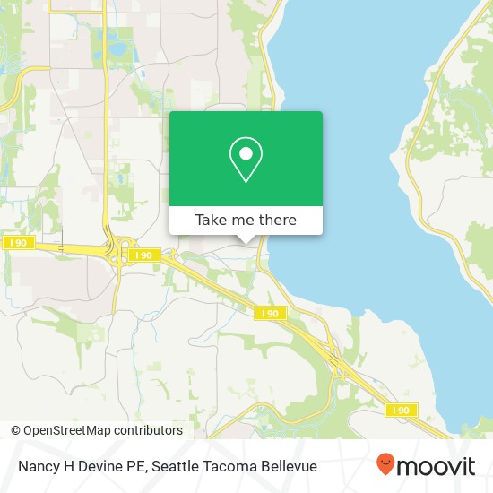 Mapa de Nancy H Devine PE