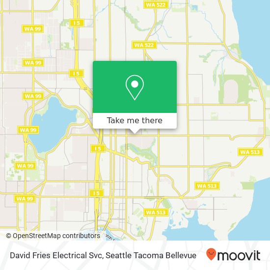 David Fries Electrical Svc map