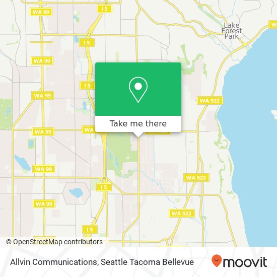 Allvin Communications map
