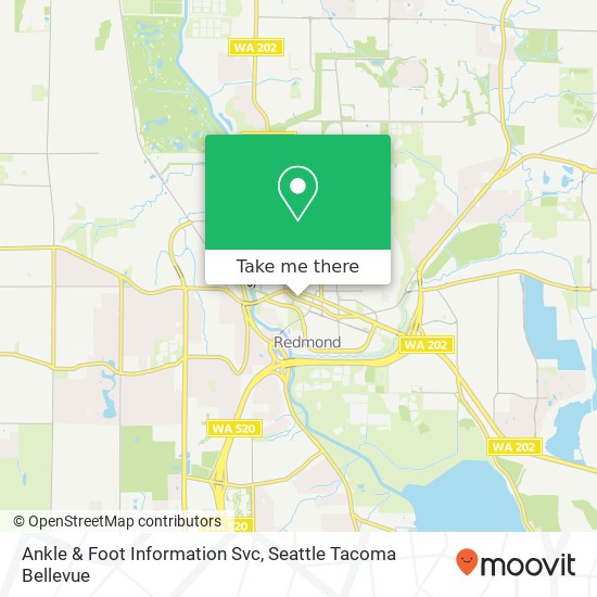 Ankle & Foot Information Svc map