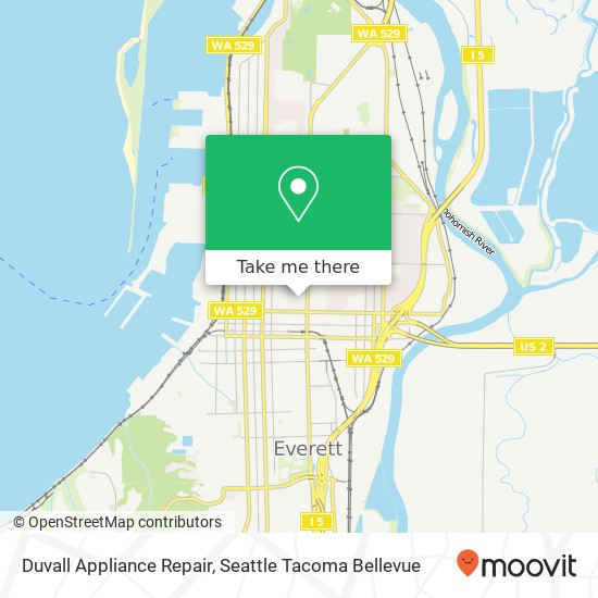 Mapa de Duvall Appliance Repair
