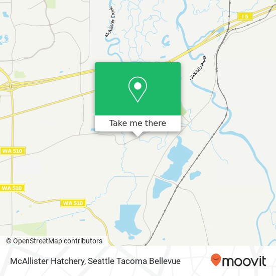Mapa de McAllister Hatchery