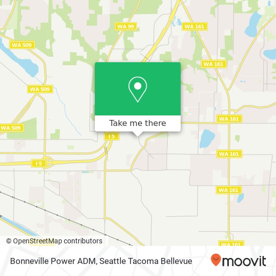 Bonneville Power ADM map