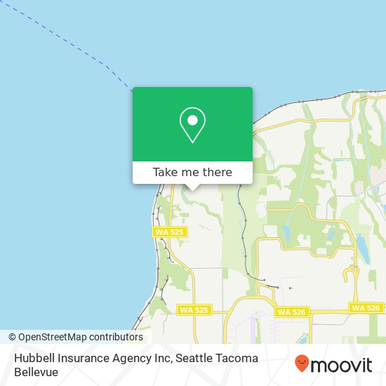 Mapa de Hubbell Insurance Agency Inc