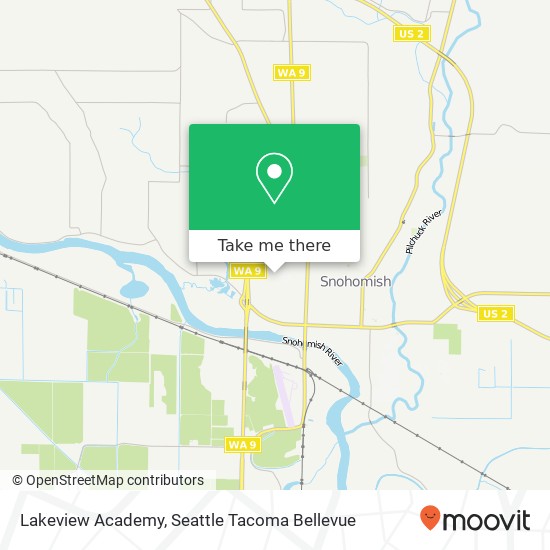 Lakeview Academy map
