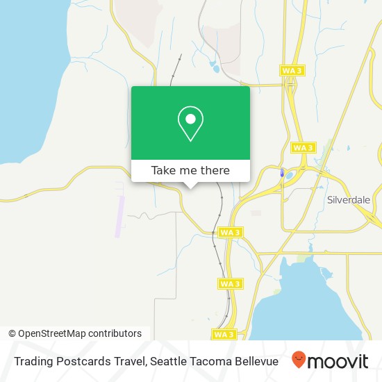 Mapa de Trading Postcards Travel