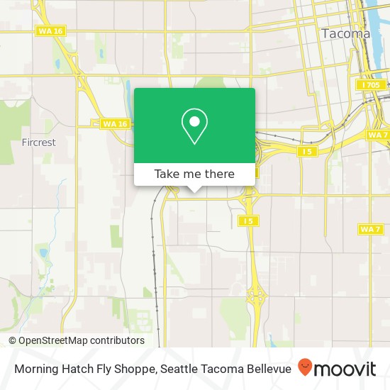 Mapa de Morning Hatch Fly Shoppe