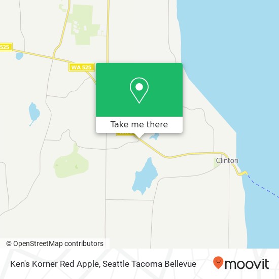 Ken's Korner Red Apple map