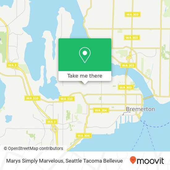 Marys Simply Marvelous map